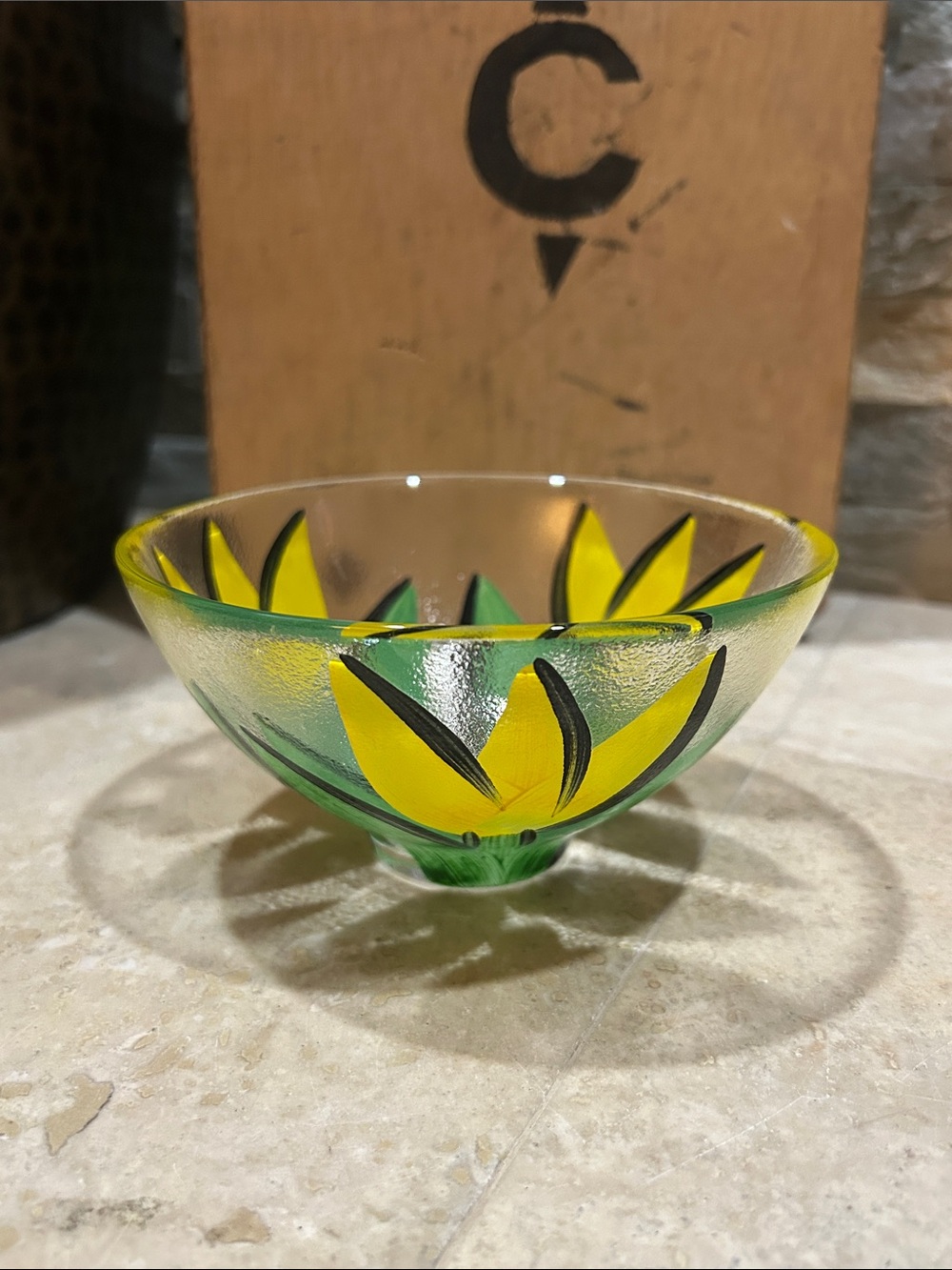 vintage Kosta Boda "Tulipa" 5.5” Bowl